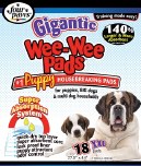 Wee Wee Pads GIGANTIC 18PK