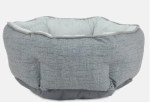 Jake Hexagon Bed Grey 19x19x8"