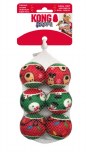 Kong Holiday Sm Balls 6pk