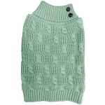 Textured Cable Sweater Sage Lg