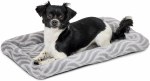 Wave Quilted Bed Bed Grey 18"