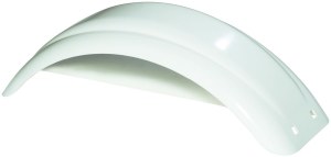 Plastic Fender for 8"-12" tires - White