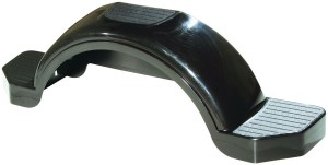 Plastic Fender for 14" tire - Black with Top &amp; Side Step