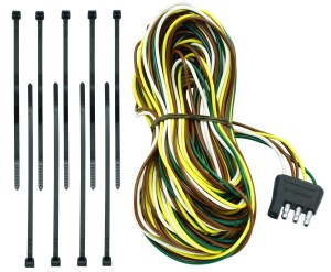 4-Flat Trailer End Connector 25' Long