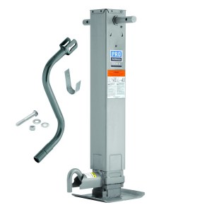 Square Weld-On Jack 12,000 lbs. Sidewind 12-1/2" Travel