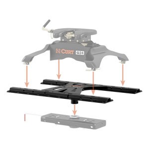 Curt X5 Gooseneck-to-5th Wheel Adapter Plate