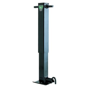 Bulldog Trailer Jack, side wind -Drop Leg w/spring, SWQ 180 DL-B-SR Less Crank