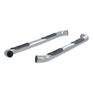 Stainless Steel 3" Round Side Bars - Toyota Tacoma Crew Cab