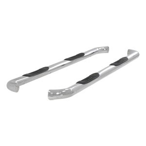Stainless Steel 3" Round Side Bars - Toyota Tundra Crewmax