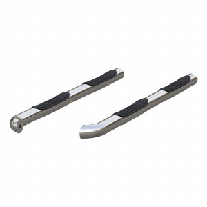 Stainless Steel 3" Round Side Bars - Toyota 4Runner