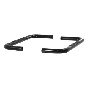 Black 3" Round Side Bars - Ford Bronco and Ford F-150