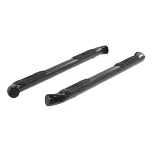 Black 3" Round Side Bars - Chevrolet Traverse/GMC Acadia/Saturn Outlook
