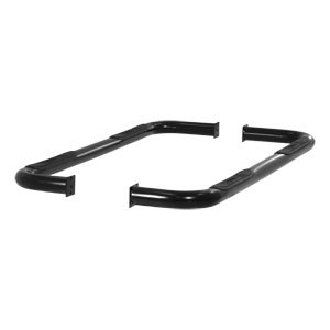 Black 3" Round Side Bars - Dodge Ram 1500
