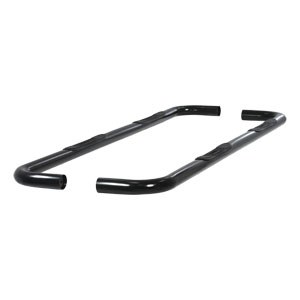Black 3" Round Side Bars - Dodge/Ram 2500/3500