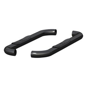 Black 3" Round Side Bars - Ram 1500/2500/3500