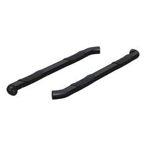Black 3" Round Side Bars - Nissan Titan