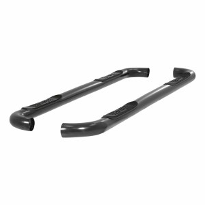 3" Stainless Steel Black Side Bars - Ford F-250 &amp; F-350