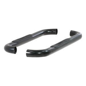 3" Stainless Steel Black Side Bars - Ford F-250 &amp; F-350