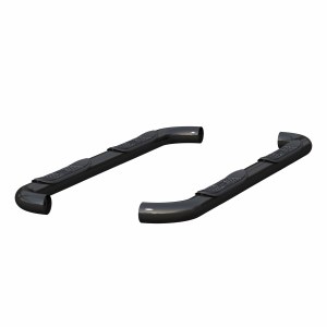 3" Stainless Steel Black Side Bars - Ford F-250 &amp; F-350