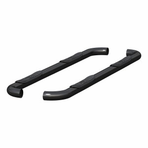 3" Stainless Steel Black Side Bars - Ram 1500, 2500 &amp; 3500