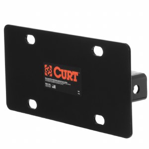 Curt Hitch-Mounted License Plate Holder