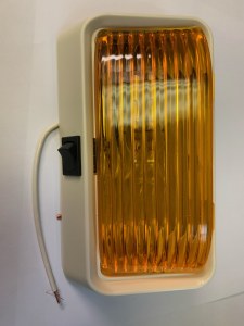 *AMBER PORCH LIGHT W/ SWITCH