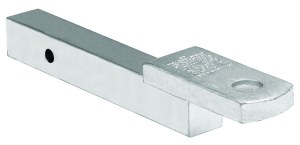 Solid Shank Ball Mount 12,000 lbs. 1-1/4" Ball Hole, 12" Length 1" Rise 2" Drop