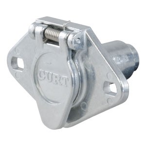 Curt 4-Way Round Socket, Vehicle End
