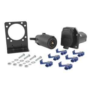 Curt 7-Way Round RV Blade Wiring Connector