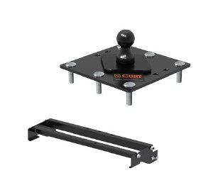 Curt Over Bed Fixed Ball Gooseneck Hitch Complete Kit Ford f150