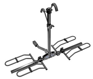 Bike Carrier, Q-Slot 2, 2 Bike Rail Rack w/Tilt Function, 1-1/4" Sq. Receiver Mount 63134 Pro Series