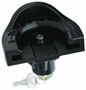 thumbnail image 2 of Trailer Coupler Lock For Flat Lip 1-7/8 And 2 Ball Couplers - Aluminum - Silver E98893 2 of 10