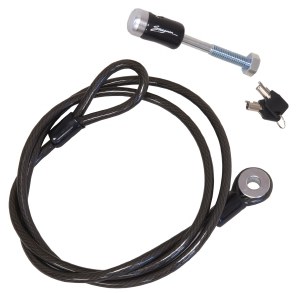 Anti-Rattle Hitch Lock &amp; Cable for Swagman Bike Racks w/1-1/4" &amp; Combo Shanks 64031 Swagman