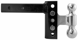 4" EZ HD Adjustable Hitch with Ball Combo 2" &amp; 2-5/16"