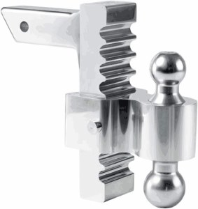 Rapid Hitch - Plated Steel Ball Combo 8" Drop/Rise AM3445