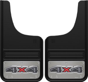 Gatorback Front Mud Flaps w/ 4x4 Logo 12"x23"