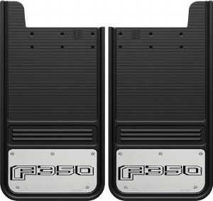 GA1223F350-2, Gatorback Ford F-350 Logo Mud Flap, 12x23", universal fit