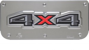 Gatorback GA759247 replacement mud flap plate, stainless steel, universal fit, hardware included, Ford Official Licensed Product, made in Canada.