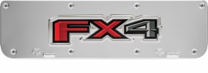 Gatorback GA759252 replacement mud flap plate, stainless steel, universal fit, hardware included, Ford Official Licensed Product, made in Canada