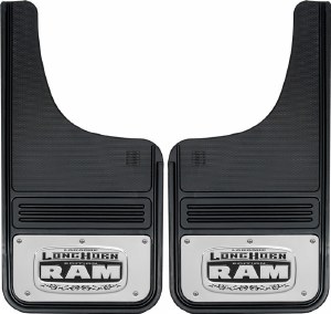 Front Mud Flaps Laramie Longhorn Logo 12"x23"