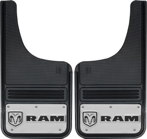 Front Mud Flaps RAM Logo Horizontal 12"x23"