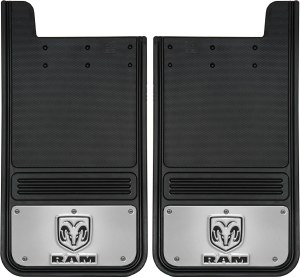 Rear Mud Flaps RAM Logo  V 12"x23"