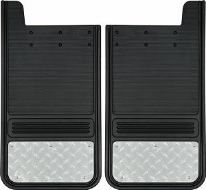 Rear Mud Flaps Tread Brite  12"x23"