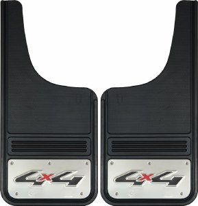 Rear Mud Flaps 4X4 Logo 12"x26"