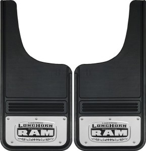 Front Mud Flaps Laramie Longhorn Logo  12"x26"
