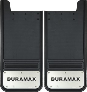 Rear Mud Flaps GMC Duramax Logo 12"x26"