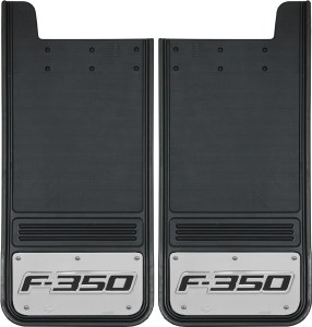 Rear Mud Flaps F-350 Logo 12"x26"
