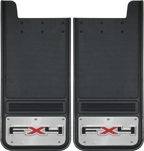 Rear Mud Flaps FX4 Logo 12"x26"