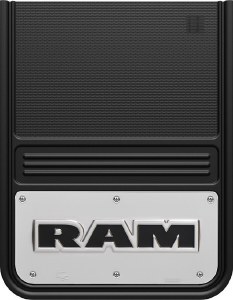 Rear Mud Flaps RAM (text) Logo 14"x18"