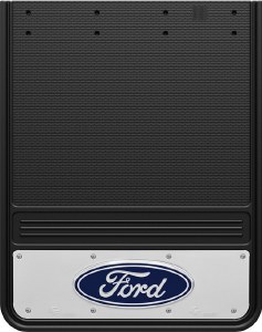 Rear Mud Flaps Ford Logo blue 19"x24"